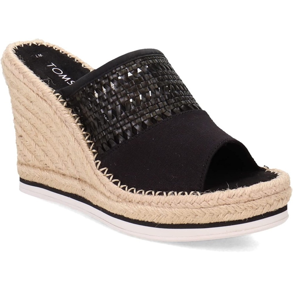 Tom Black Wedges